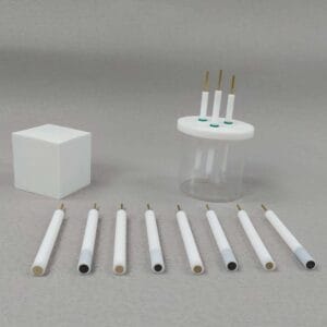 3 mm Metall disk working electrodes with PTFE rod-Labxsci