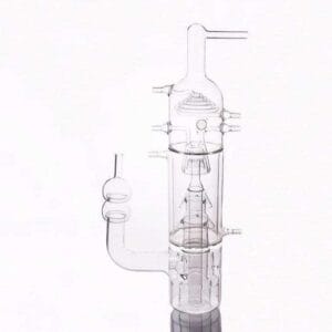 4-Stage Glass Oil Diffusion Pump, Borosilicate Glass 3.3