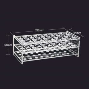 40 slots Test tube stand, PMMA