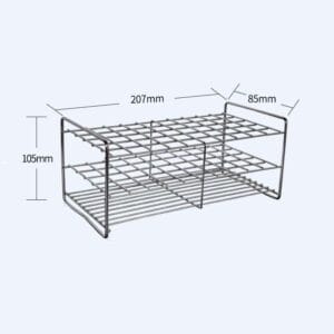 50 slots Test tube stand, stainless steel
