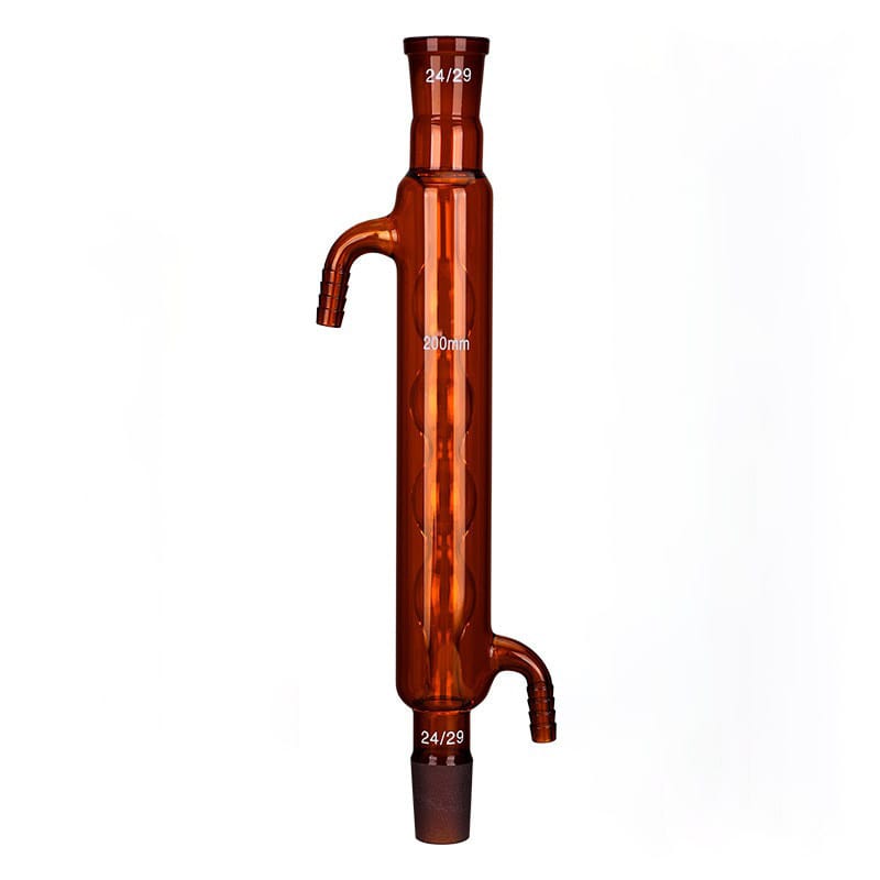 Allihn Condenser with Joint, Brown Glass Allihn Condenser with Joint, Brown Glass, 200 mm to 500 mm Length