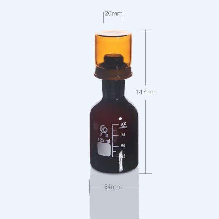 Bod-bottle-with-cover-brown-glass-125-ml-to-1.000-ml-125-ml-1.jpg BOD Bottle with cover, Brown Glass, 125 ml to 1.000 ml