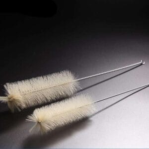 Cleaning brush for measuring cylinders, galvanised twisted-in wire
