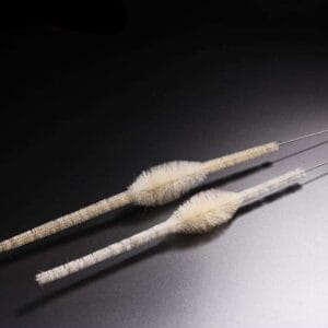 Cleaning brush for volumetric pipettes, galvanised twisted-in wire