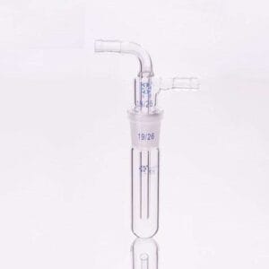Cold trap with joint and hose connector, capacity 10 to 250 ml