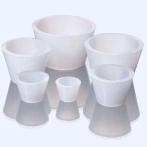 Conical silicon sleeves for vacuum filtration, 6 in 1.