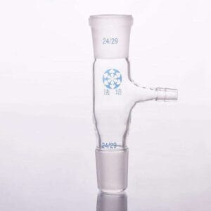 Connecting adapter with side hose connector