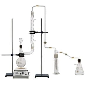 Cyanide Distillation Apparatus, Borosilicate Glass 3.3, Complete Glassware Set