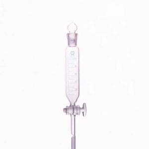 Cylindrical separating funnel with glass stopcock and stopper, graduated, 50 to 1.000 ml