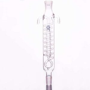 Dimroth condenser with joint, length 200 mm to 500 mm.