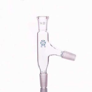 Distilling adapter with 75° side tube and joint