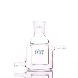 Double Jacketed Cylindrical Flask, Capacity 50 to 5,000 ml