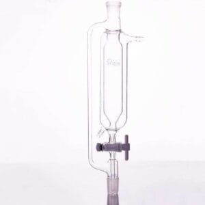 Double Jacketed Dropping Funnel 50 to 2000ml with Glass Stopcock, Borosilicate 3.3