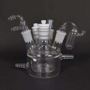 Double-Jacketed Electrochemical Cell Kit, 50 to 500 ml, Borosilicate Glass 3.3