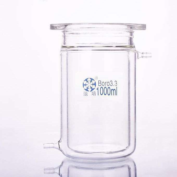 Double-jacketed-flat-bottom-cylindrical-reaction-vessel-1.000-ml-100-mm-1.jpg Double Jacketed Cylindrical Reaction Vessel Flat Bottom, 1000ml to10,000ml, DN100 to DN200
