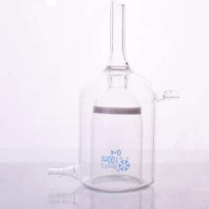 Double Jacketed Nutsche Filter with Frit and Hose Connector, 50–2000 ml