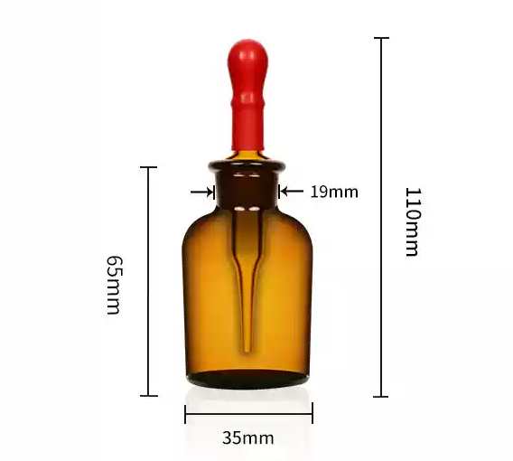 Dropper-bottle-with-pipette-brown-glass-30-ml-to-125-ml-30-ml Dropper Bottle with Pipette, Brown Glass, 30 to 125 ml