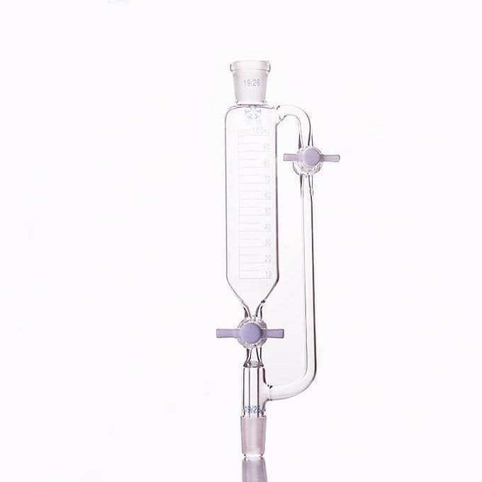 Dropping-funnel-with-PTFE-stopcock-on-pressure-compensa-100-ml-14-23-1.jpg Dropping funnel with PTFE stopcock on pressure compensation tube, graduated, 50 ml to 1.000 ml