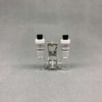 Dual chamber H-cell membrane low volume electrochemical reactor, capacity 5 to 30 ml
