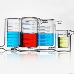 Electrochemical Cell with Water Jacket, Graduated, Capacity 50 ml to 5000 ml