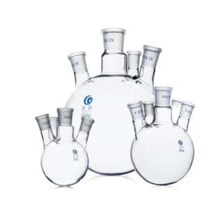 Four-necked round-bottom flask, bevelled side necks,  250 ml to 20.000 ml