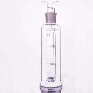 Gas washing bottle acc. to Drechsel with frit, graduated, 250 to 1.000 ml