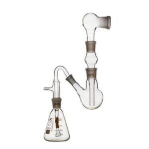 Glass twin impinger apparatus