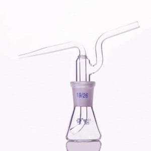 Glass wash bottle, capacity 250 to 1.000 ml