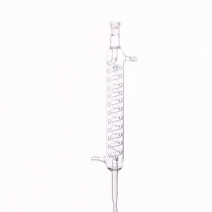 Graham condenser with socket joint, length 200 mm to 400 mm.