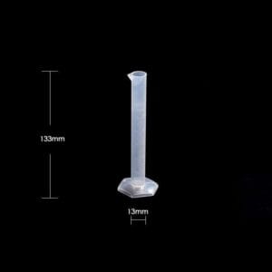 Measuring cylinders with base and spout, Plastic PP, 10 ml to 2.000 ml