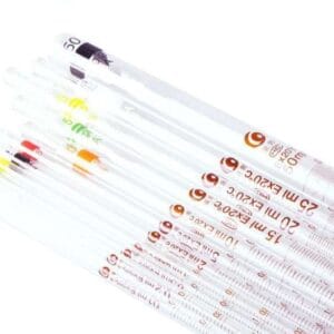 Measuring Pipettes, Capacity 0.1 to 50 ml, Upper Zero Point, Graduation 0.1 ml