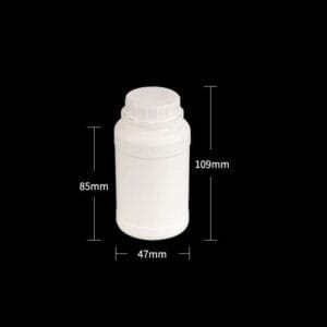 Narrow mouth bottles, Plastic HDPE, capacity 100 ml to 1.000 ml
