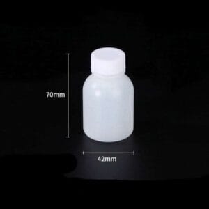 Narrow mouth bottles, Plastic PE, capacity 50 ml to 1.000 ml