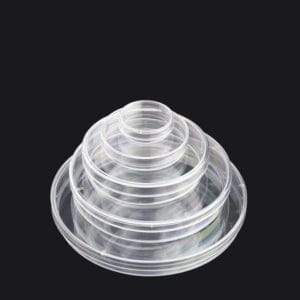 Petri Dish, Polystyrene (Plastic PS), Diameter 35 to 150 mm, 10 Units/Pack