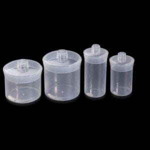 Plastic weighing box, capacity 20 to 70 ml