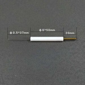 Platinum wire counter electrodes with PTFE rod