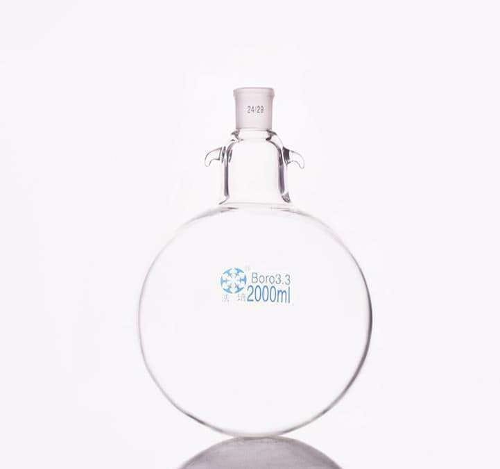 Round-bottom-flask-with-joint-and-hooks-capacity-50-to-1-1.jpg Round bottom flask with joint and hooks, capacity 50 to 20.000 ml