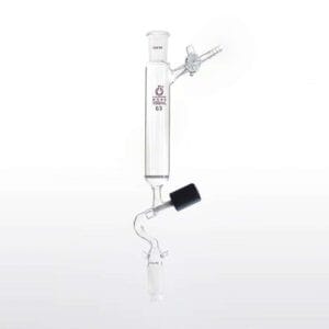 Schlenk funnel with frit, high vacuum valve and stopcock on side, capacity 100 to 250 ml