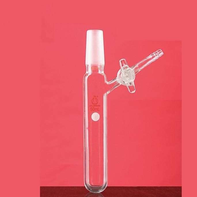 Schlenk-tube-with-joint-cone-and-stopcock-on-side-capac-1-1.jpg Schlenk tube with joint cone and stopcock on side, capacity 10 to 250 ml