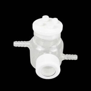 Sealed photoelectrochemical cell with water jacket, capacity 50 to 500 ml