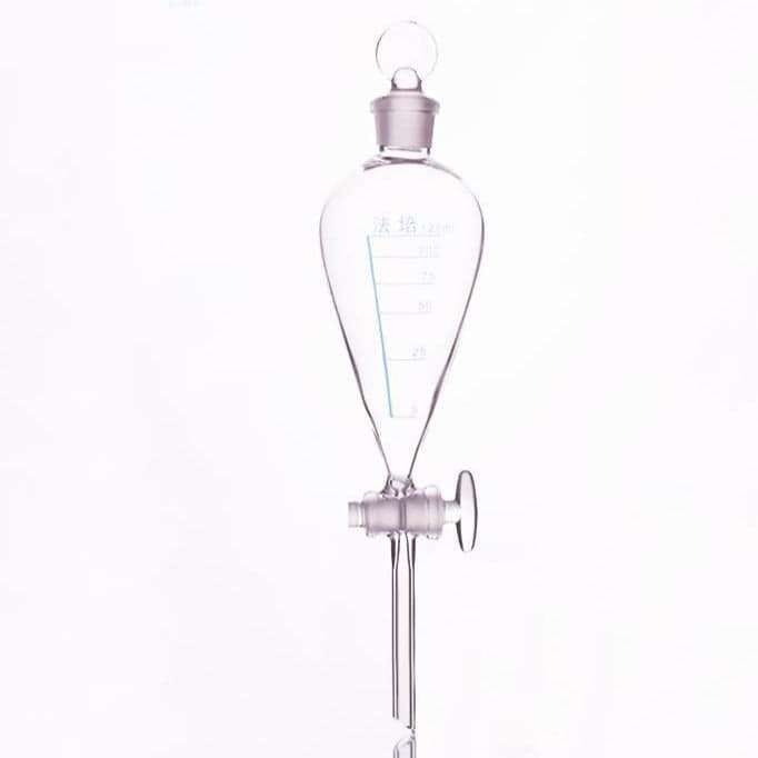 Separating-funnel-acc.-to-Squibb-with-glass-stopcock-an1-125-ml-1.jpg Graduated Squibb Separating Funnel, Glass Stopcock, 125 to 1000 ml