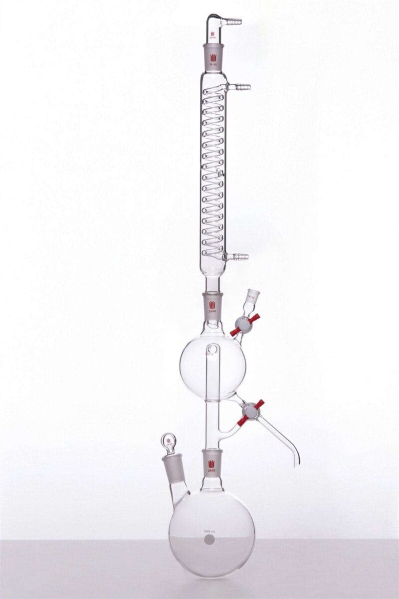 Solvent distillation drying apparatus, capacity 500 to 2.000 ml
