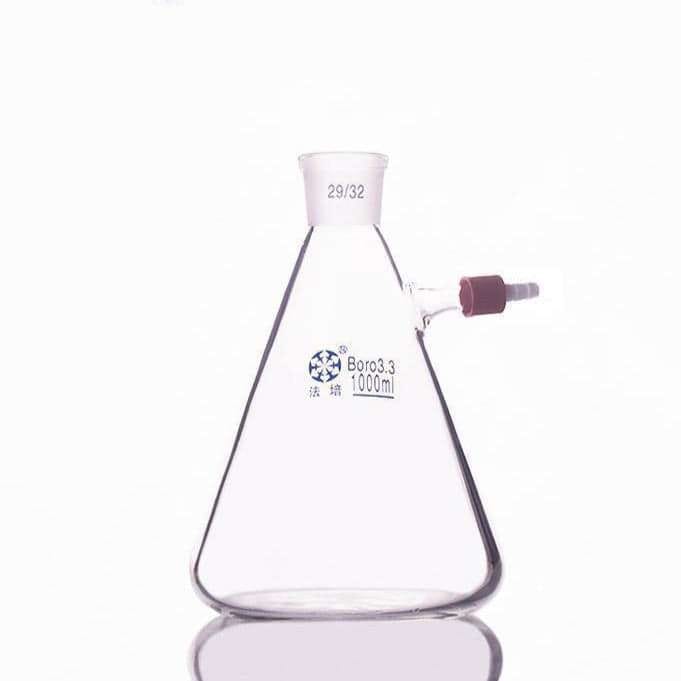 Suction-bottle-in-erlenmeyer-shape-with-unscrewable-pla-1.000-ml-24-29-1.jpg Suction bottle in erlenmeyer shape with unscrewable plastic connector, capacity 100 to 10.000 ml