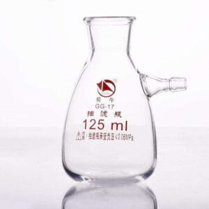 Suction bottle with glass olive, capacity 125 to 20.000 ml
