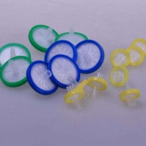 Syringe filters, PP, diameter 13 to 25 mm, porocity 0.22 to 0.45 um, 100 units/pack, Various Membrane Types