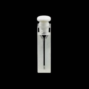 UV quartz semi micro cuvettes with PTFE stopper, Lightpath 10 mm, 2 clear windows