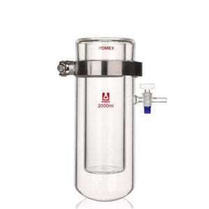 Vacuum Sublimation Apparatus with Stopcock on Side, Capacity 250 to 2.000 ml