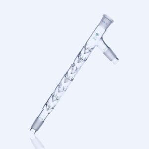 Vigreux column with side tube and joint, length 200 mm to 600 mm