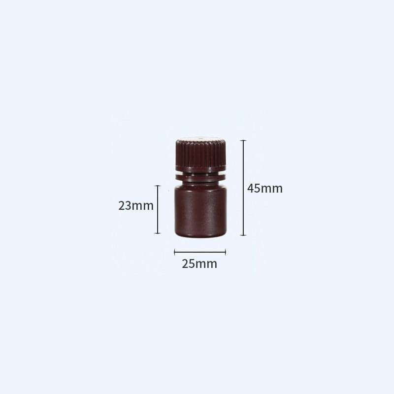 Wide-mouth-bottles-with-screw-cap-Plastic-PP-brown-capa-8-ml-x-20-units-1.jpg Wide mouth bottles with screw cap, Plastic PP ,brown, capacity 8 ml to 1000 ml
