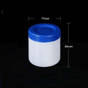 Wide-neck jar, plastic HDPE, capacity 250 ml to 1.000 ml